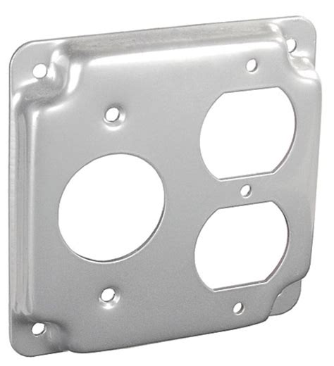 4 square junction box cover|4 square raised cover plate.